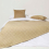 Homescapes (Beige) Diamond Quilted Velvet Throw 1