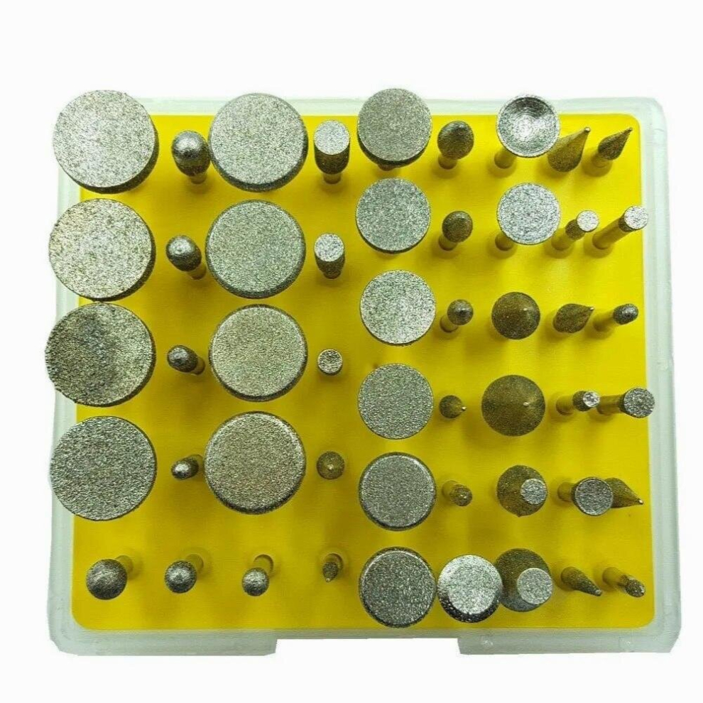 50Pcs Carborundum Grinding Head Tungsten Rotary Steel Jewelry Dental Wood Silver Metal Rotating Tool Abrasive Accessories 885667999818