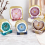 5Pieces/set Irregular Edge Coaster Moulds Round Square Oval Shape Cup Mat Mold 4