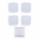 5Pieces/set Irregular Edge Coaster Moulds Round Square Oval Shape Cup Mat Mold 1