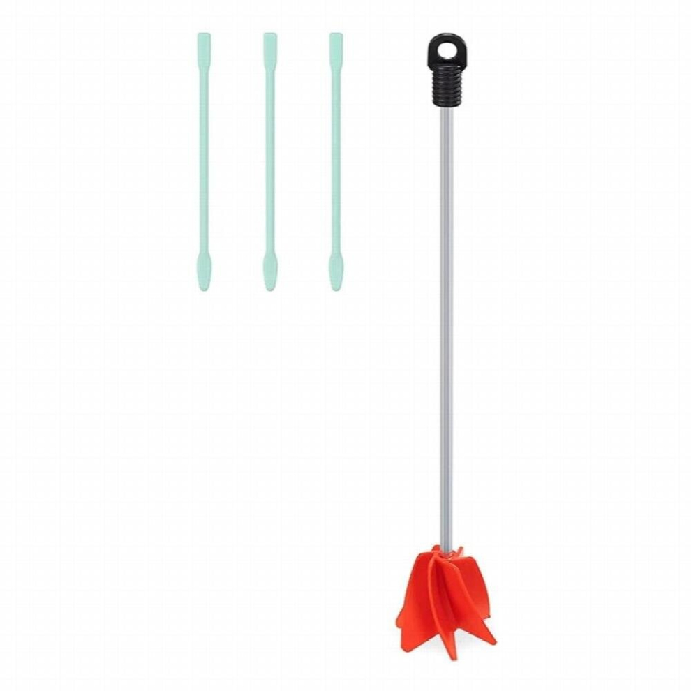 1Set Red Cement Mixer For Drill-5 Gallon Paint And Epoxy Resin Mixing Attachment Concrete Mixer 885668000261