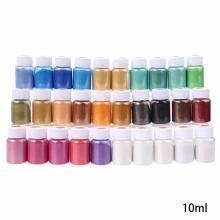 24 Colors Epoxy Pigment UV Resin Coloring Dye Liquid Colorant Glitter Fillings