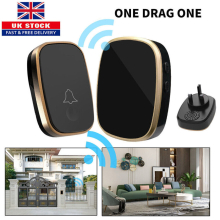 Wireless Doorbell Waterproof 1000FT Range Door Bells Kit Cordless 45