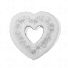 Rose Wreath Silicone Stencil Flower Garland Casting Die Soft DIY Craft Templates For Cake Home Decor Party Ornament