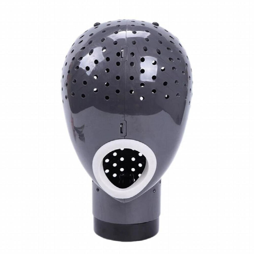 Wigs Head Drying Unit for Lace Wig Scalp Cap Net Hair Dryer Material Wig Display Head Mannequin Head for Wigs Dark Gray