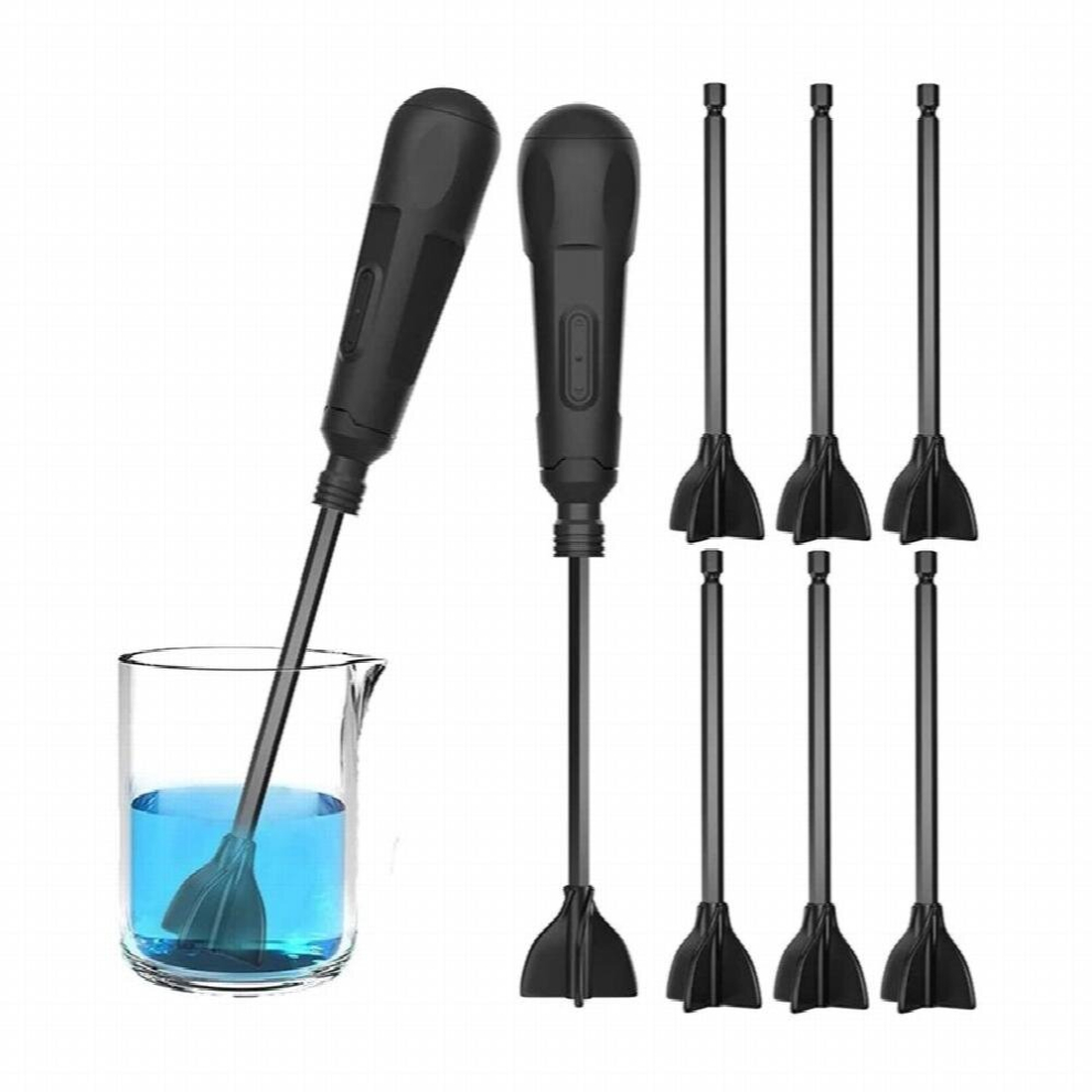 1 Set Epoxy Mixer For Minimize Bubbles For Drill, Resin Stirrer Paddles For Silicone Mixing 885668010642