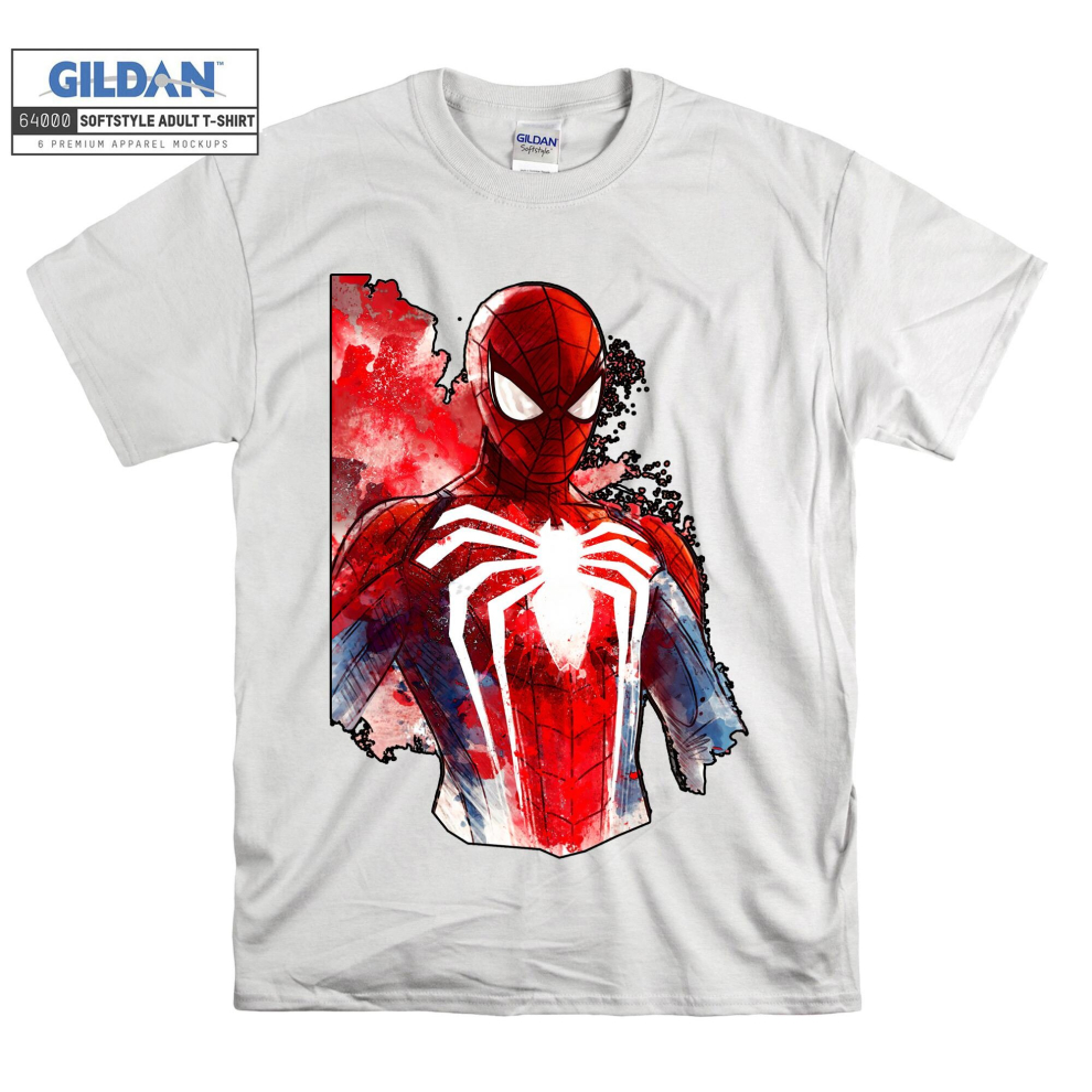 (XXX-Large, White) Cool Poster Spider-Man Men Women Unisex Top T Shirt T-Shirt Tshirt