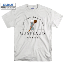 (XX-Large, White) Remy Chef Poster Men Women Unisex Top T Shirt T-Shirt Tshirt