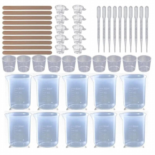 DIY Crystal Epoxy Dispensing Mixing Stirrer Dropper Measuring Cup Crafts Making 1