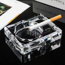 Colorful transparent KTV ultra-bright flash ashtray My cigarette ash tray