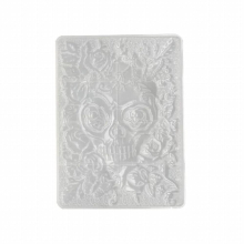 Notebook Inner Page Mold Rose Butterfly Decoration Skull Art Decorative Silicone Mold for Making A5 Notebook Craft T8DE