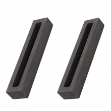 2 PCS Ingot Mold Graphite Ingot Mould Crucible Mould For Casting Silver Metal Copper Brass 3.1X0.3X0.3Inch