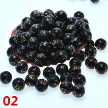 Childrens DIY Bracelet Bracelet Beaded 8mm Round Bottom Cross Acrylic 26 Letter I Loose Beads Accessories