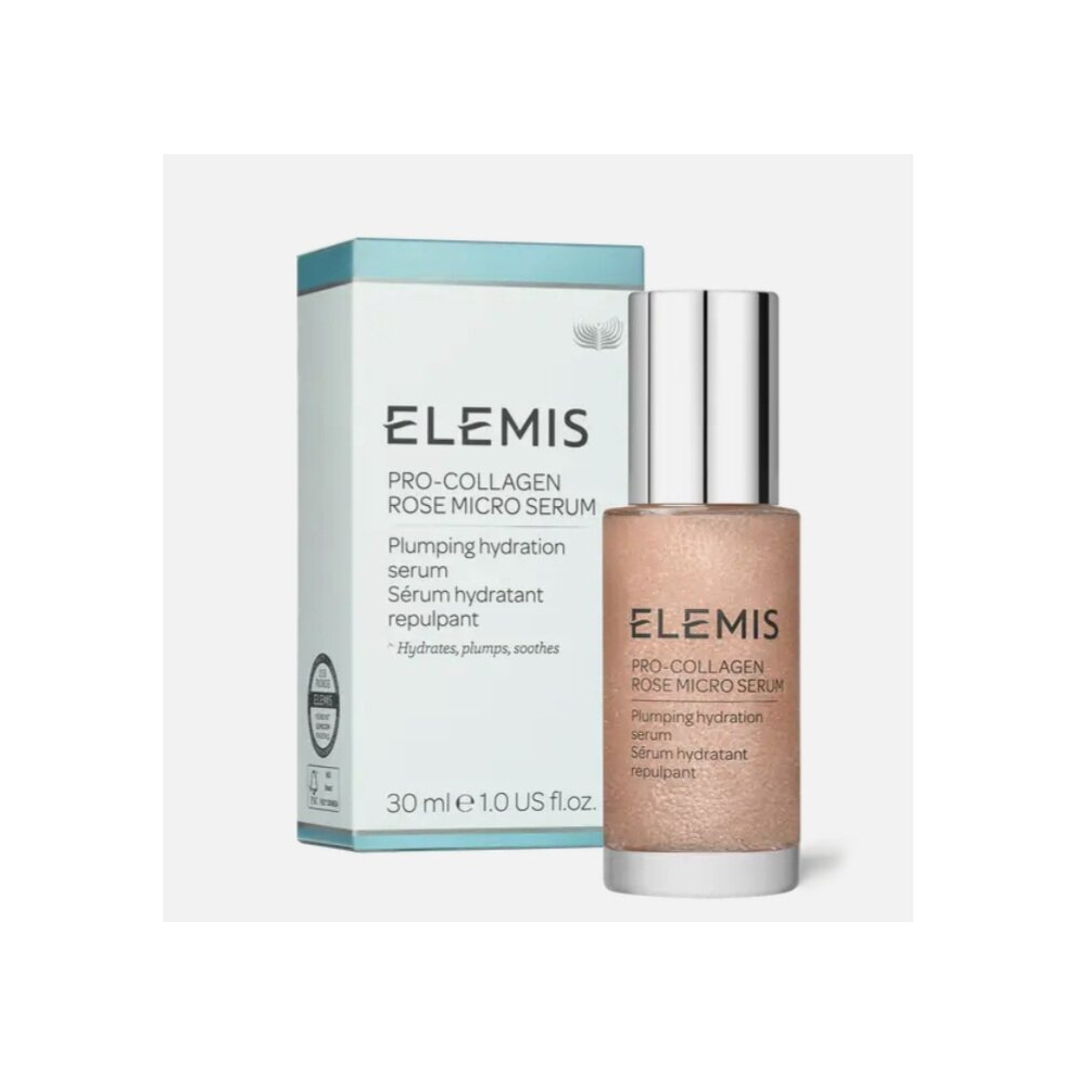 Elemis Pro Collagen Rose Micro Plumping Hydrating Serum 30Ml Rrp £90 Black Friday Price £70.00