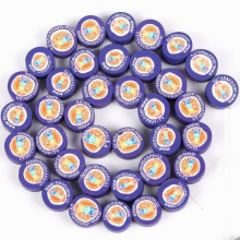 Polymer Clay Beads Animal Fruit Flowers Pentagram Loosely Spaced Kids Jewelry DIY Making Bracelet Necklace Accessories