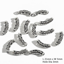3-10Pcs Big Hole 3-7mm Hair Beard Beads Clip Ring Tibetan Silver Men Beads For Braiding Hair Braid Tubes Cuffs Jewelry Beads