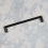 Matt Black Cupboard Handle Ribbed Slim Door Drawer Pull 160mm Centres 2