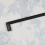 Matt Black Cupboard Handle Ribbed Slim Door Drawer Pull 160mm Centres 4