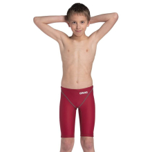 (28) Boys Arena Powerskin Next Jammers Summer Swimming Stretch Fit Shorts - Deep Red