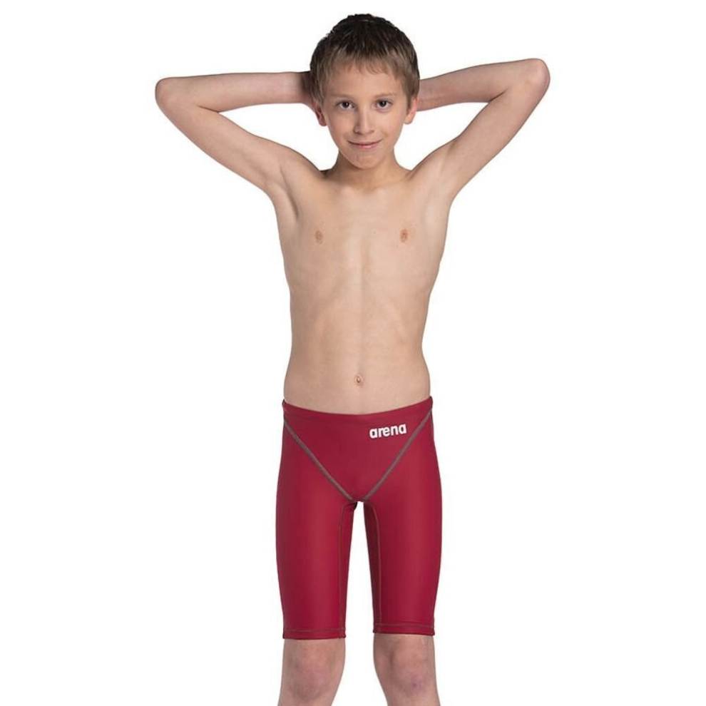 Arena (28) Boys Powerskin Next Jammers Summer Swimming Stretch Fit Shorts - Deep Red