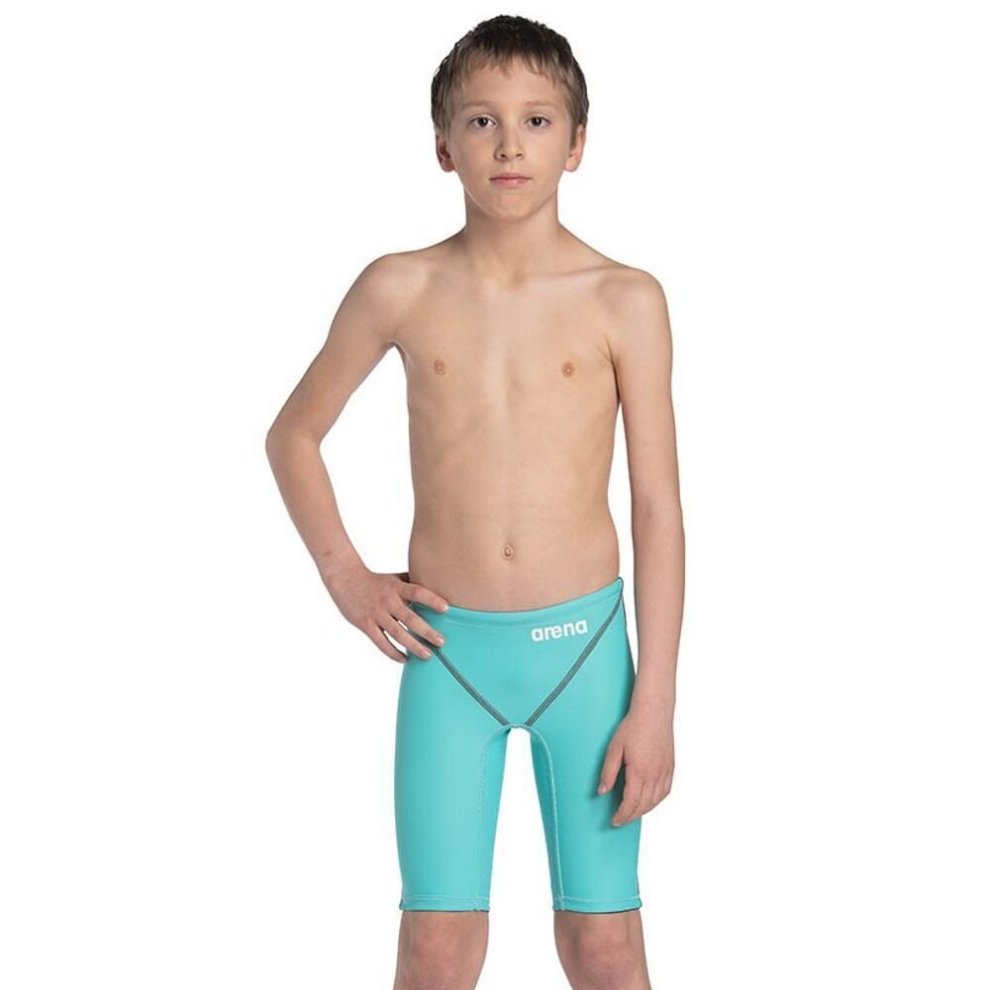 (22) Boys Arena Powerskin ST Next Jammers Juniors Summer Swimming Shorts - Aquamarine