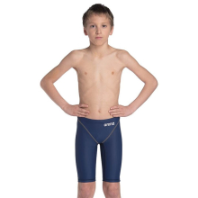 (28) Boys Arena Swimming Powerskin Jammers Stretch Fit Racing Swimwear Shorts - Navy
