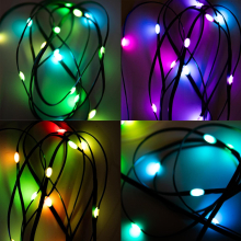 20M Christmas Decor LED Strip Light Battery USB Operated Remote App Controlled