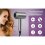 Quick Drying Ionic Hairdryer with 3 Diffuser, Professional Hair Dryer 2 Speed 3 Heat Setting 7