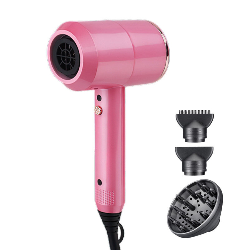 Quick Drying Ionic Hairdryer with 3 Diffuser, Professional Hair Dryer 2 Speed 3 Heat Setting