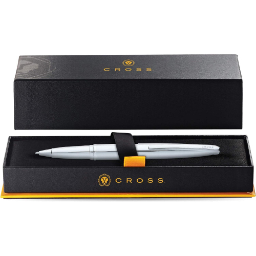 Cross CROSS ATX - Basalt Ballpoint Pen with Chrome Plated Attributes + Box 2