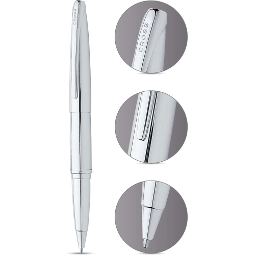 Cross CROSS ATX - Basalt Ballpoint Pen with Chrome Plated Attributes + Box 1