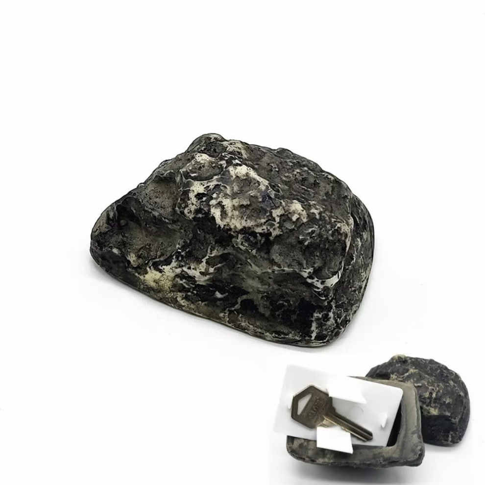 Key Storage Box Rock Spare Key Hider Outdoor Fake Rock Key Safe Case, Key Safe Rock 653598688053