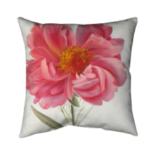 26 x 26 in. Pink Peony Flower-Double Sided Print Indoor Pillow