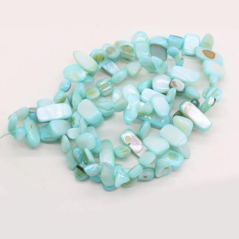 Natural Shell Irregular Rectangular Beads Use For Make Ladies Jewelry Bracelets 8x15-10x20 Mm Length 80 Cm-image-OPC-PCTHKNS-NEW
