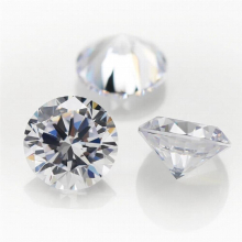 50PCS 4.0~25mm Round Shape Loose CZ Stone AAAAA Cubic zirconia Synthetic Gems For Jewelry DIY Stone