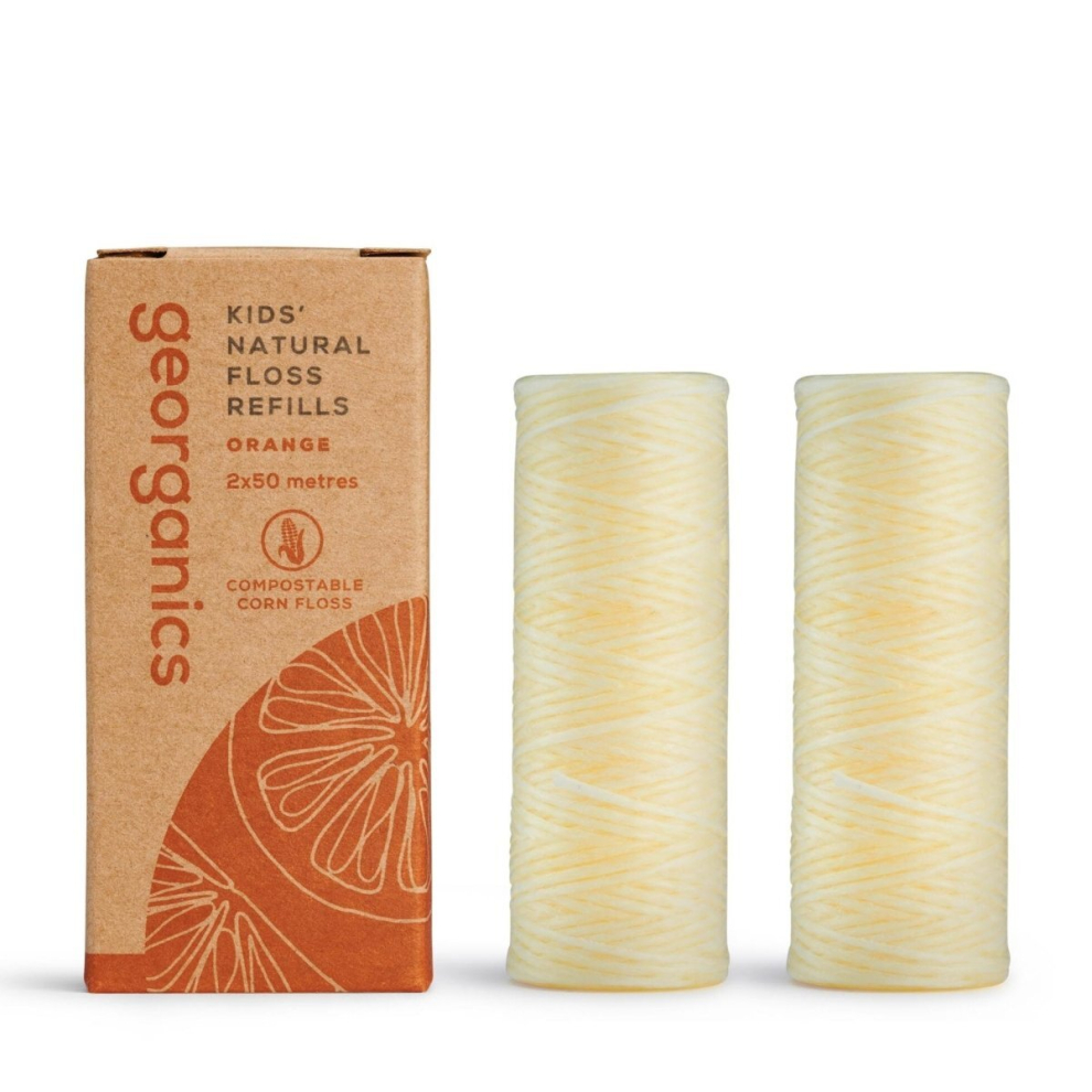 Georganics Natural Floss Refill - Orange