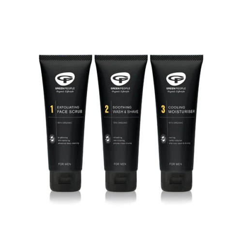 Green People Men's Skin Care Heros Gift Set 2