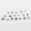18 Different Shape 5A CZ Cubic Zircoia Stone Set 4