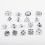 18 Different Shape 5A CZ Cubic Zircoia Stone Set 2