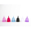 (Blue) Ruby Cup Menstrual Cup (Medium) 4 Colours - Including 1x Donation 4