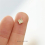 Colour protected copper plated micro-set zircon square diamond full diamond Mini pendant DIY accessory 4