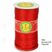 Red Mix Size Pick Nylon Cord Thread Chinese Knot Macrame Cord Bracelet DIY Tassels Beading String Thread Supply