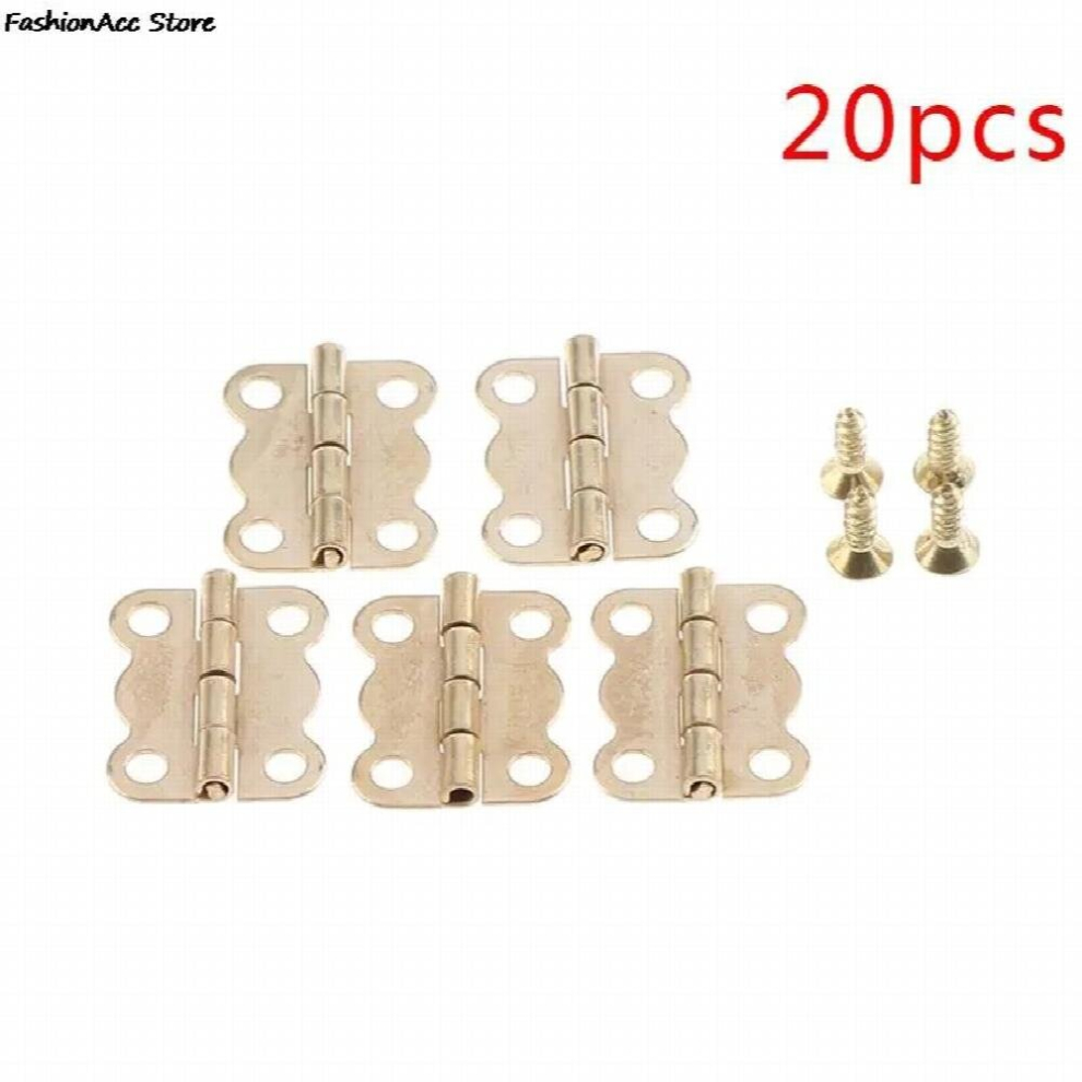 20Pcs 16*14Mm Antique Cabinet Hinges Furniture Accessories Jewelry Boxes Hinge 885668084681