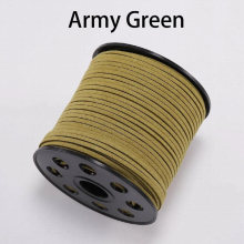 10m/lot 2.5 mm Flat Faux Suede Braided Cord Velvet Leather Thread String Rope For DIY Jewelry Making Supplies