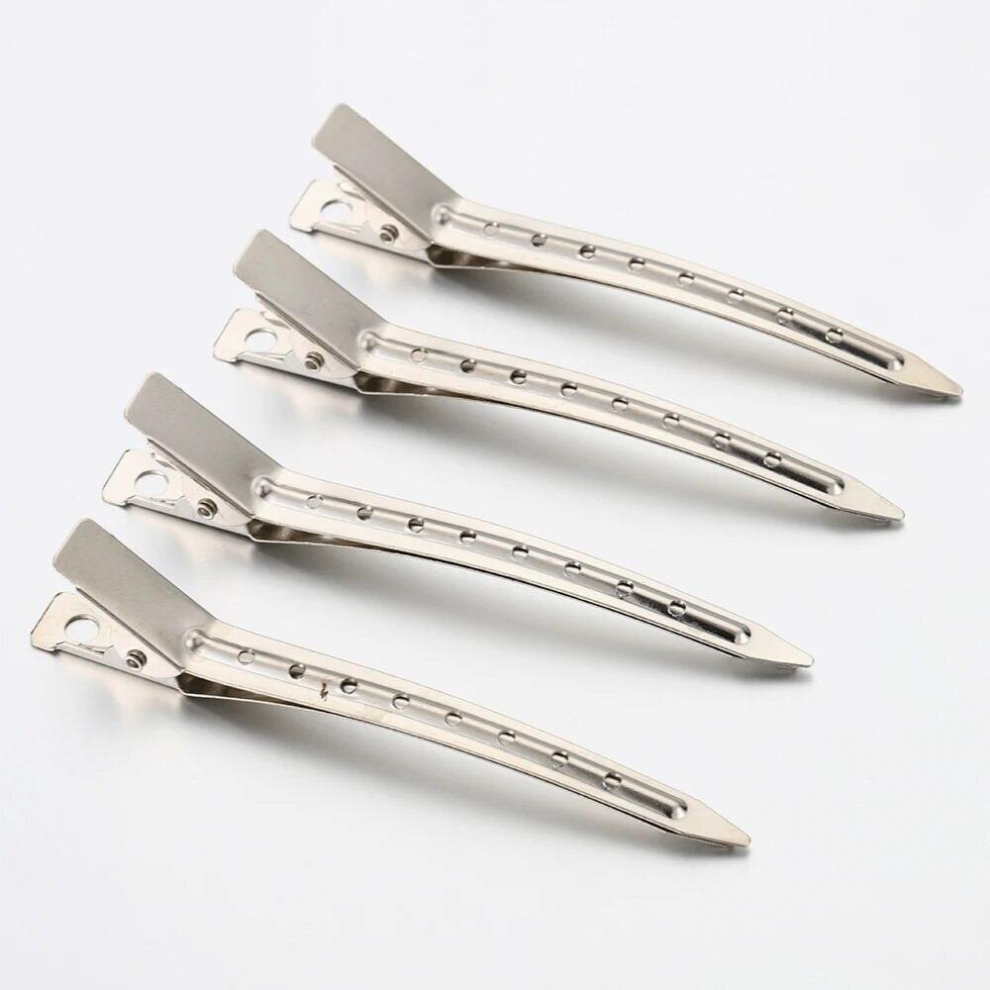 Unisex Multicoloured 10Pcs Stainless Steel Hair Clips Professional Salon Hair Styling Tools Diy Hairdressing Hairpins Barrettes Headwear Accessories