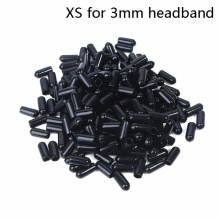 200pcs Rubber Round End Cap Cover For Pipe Screw Thread Protector Push-fit Caps Diy Headband Accessories
