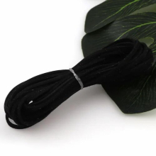 20 Yards 3mm Flat Faux Suede Braided Cord Velvet Leather DIY Beading Bracelet Jewelry Making Thread String Rope