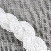 JHNBY 1mm Satin Rattail Beading Nylon Chinese knot braided Rope Cord Thread String DIY Necklace Bracelets Jewelry Making Finding