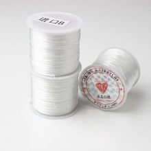 1 Roll Flat Stretchy Elastic Rope String Line Cord Beading Beads DIY for Jewelry Making Bracelet Necklace Accessories
