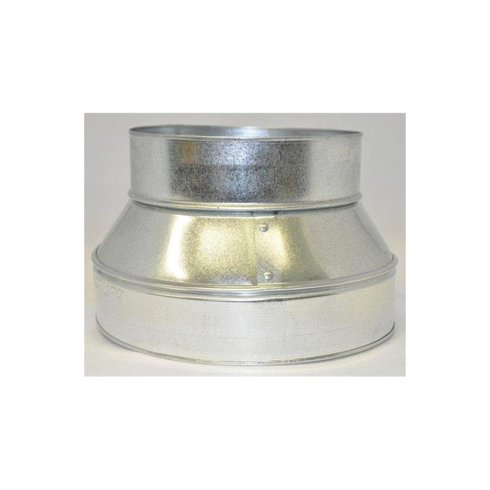 Gray Metal Products 3602996 6 X 4 In. Galvanized Connector Pipe Reducer & Increaser 724086665105